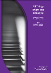 All Things Bright and Beautiful piano sheet music cover